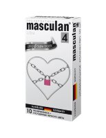 Презервативы "Masculan Ultra Safe Black"  ультра прочные черные №10