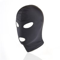 Черная маска с отверстиями для глаз и рта "Notabu"