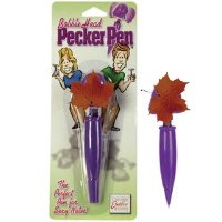 Ручка с пенисом на пружинке