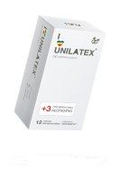 Ароматизированные цветные презервативы "Unilatex Multifruits" №12