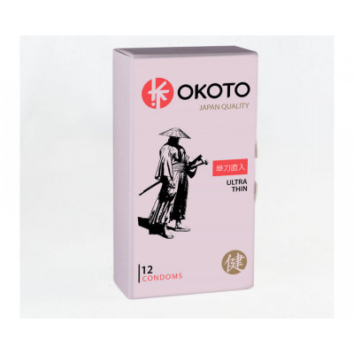 Презервативы &quot;Okoto Ultra Thin №12&quot; ультратонкие, 