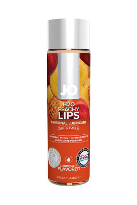Вкусовой лубрикант &quot;JO Flavored Peachy Lips&quot; (Сочный персик) 120 мл., 