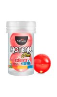 Лубрикант на масляной основе "Hot Ball Plus Esquenta&Esfria" в виде двух шариков с охлаждающе-разогревающим эффектом