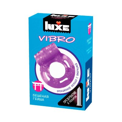 Презерватив+виброкольцо &quot;Luxe Vibro&quot; бешеная гейша, 