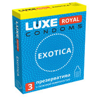 Презервативы текстурированные с точечной поверхностью "Luxe Royal Exotica"