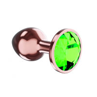 Анальная пробка "Diamond Emerald Shine S"
