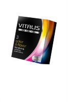 Презервативы "Vitalis Color & Flavor" №3 цветные, ароматизированные