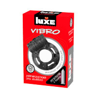 Эрекционное кольцо "Luxe Vibro" Африканский Эль Дьябло