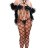 Кэтсьюит с боа "Pipedream Dream Weaver Queen Size" 56-58 - 