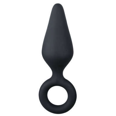 Анальный стимулятор &quot;Easy Toys Black Buttplug With Pull Ring Large&quot;, 