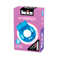 Эрекционное кольцо"Luxe Vibro" кошмар русалки+презерватив
