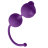 Вагинальные шарики "Emotions Foxy Purple" - 
