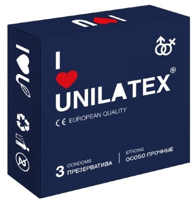 Особо прочные презервативы &quot;Unilatex Extra Strong&quot; №3, 