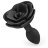 Втулка анальная "Notabu BDSM Black Rose" - 