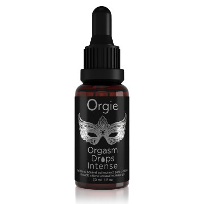 Возбуждающий съедобный гель для клитора "Orgie Orgasm Drops Intense", 