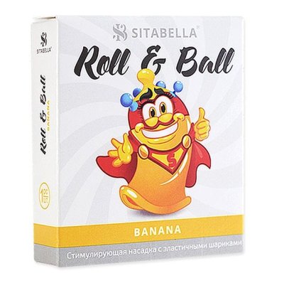 Презервативы &quot;Sitabella Roll &amp; Ball Banana&quot; с шариками и ароматом банана, 