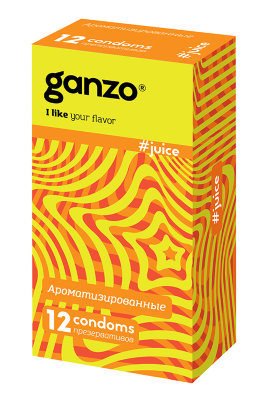 Презервативы &quot;Ganzo Juice&quot; ароматизированые №12, 