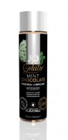 Гелевый вкусовой лубрикант  на водной основе "JO GELATO MINT CHOCOLATE" со вкусом мяты и шоколада